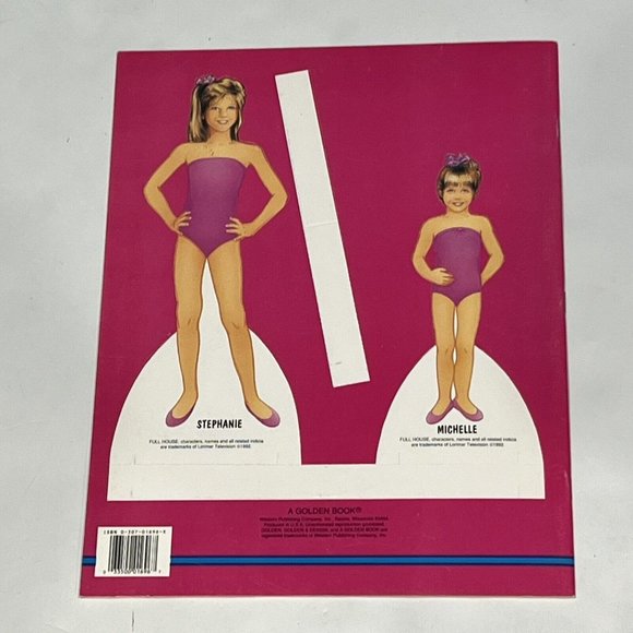 Vintage 1992 Full House TV Show Paper Doll Book Uncut D.J. Stephanie Michelle - Picture 5 of 13